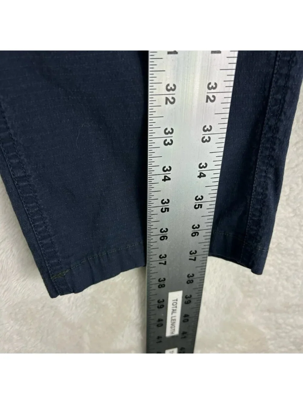 Bylt Premium Basics Pants Womens XL Ripstop Blue Drawstring Stretch Casual